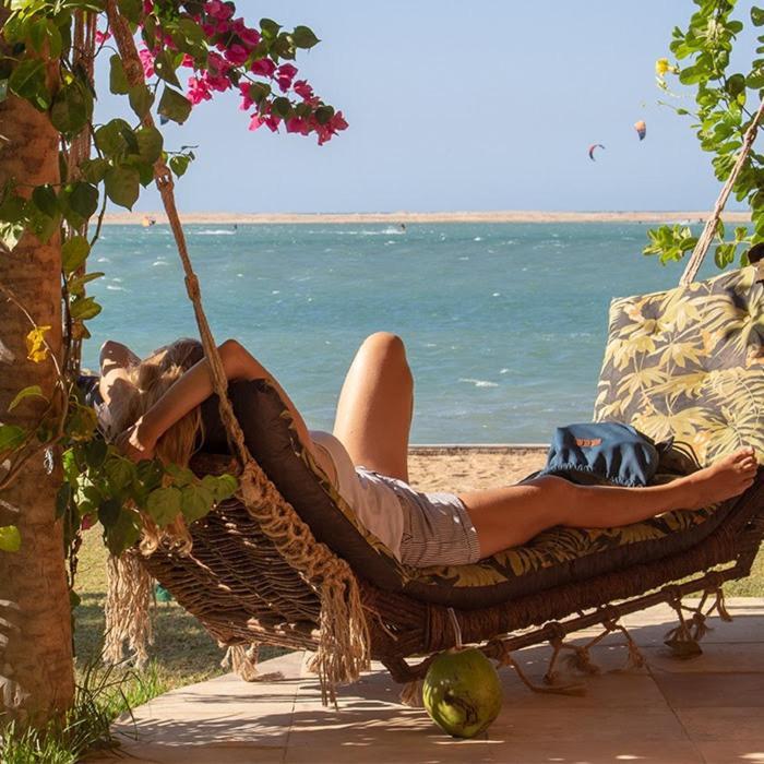Bed and Breakfast Coco-Knots Kite - Ilha Do Guajiru Ітарема Екстер'єр фото